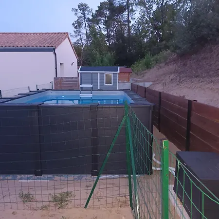 度假居 Maison Recente Oceadune Avec Piscine Hors-sol L'ete 圣让-德蒙
